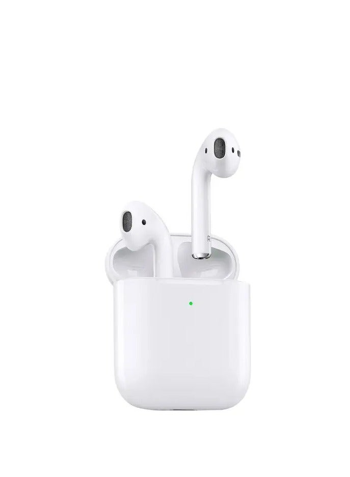 Deep Bass Wireless Earbuds 2, 20H Total Working Time, Wireless Charging, Independent Earbuds, Touch Control, Connectivity with Bluetooth 5.0, One-Step Pairing - White