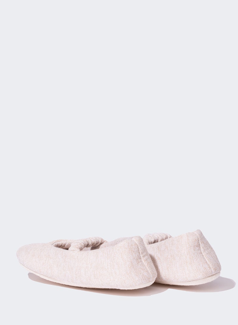 Ballet Flat-Look Flat Sole Slippers