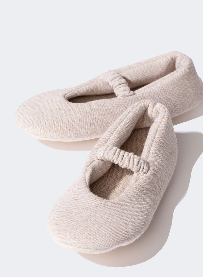 Ballet Flat-Look Flat Sole Slippers