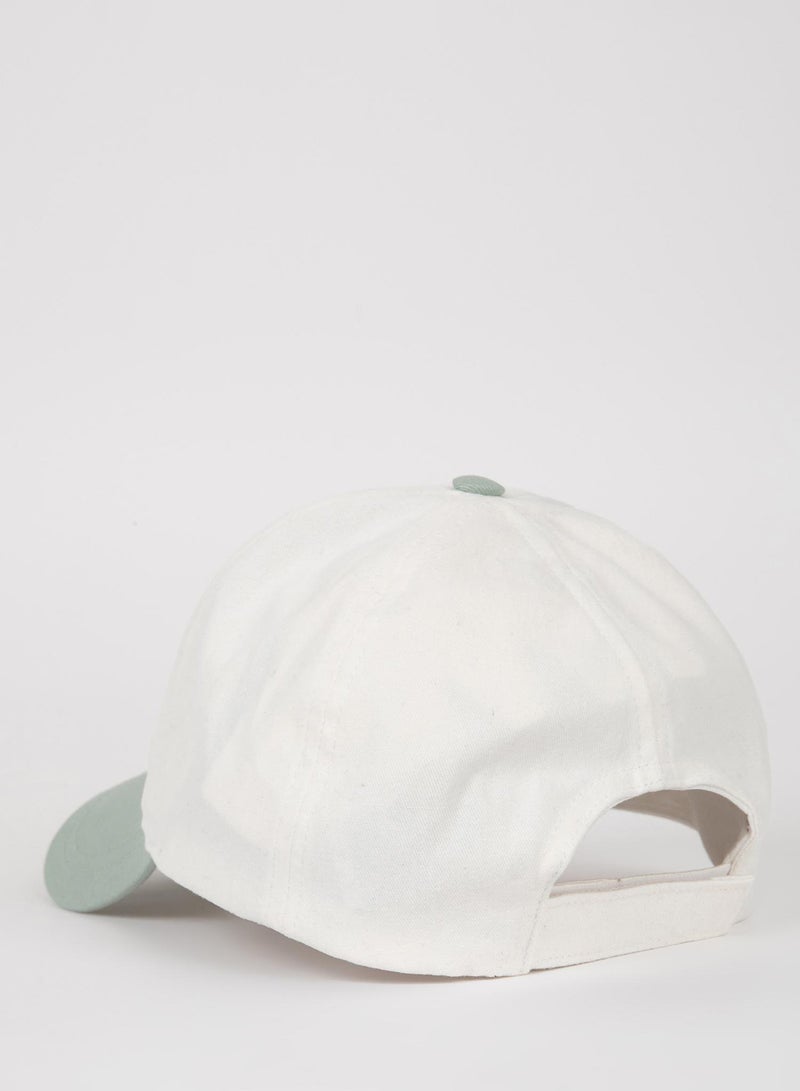 Color Block Cotton Cap