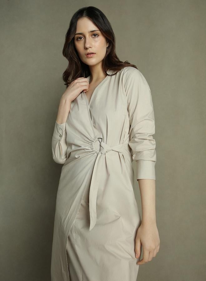 Wrap Front Dress