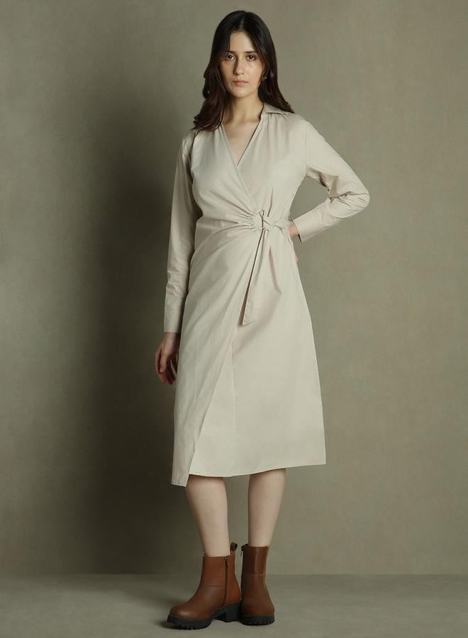 Wrap Front Dress