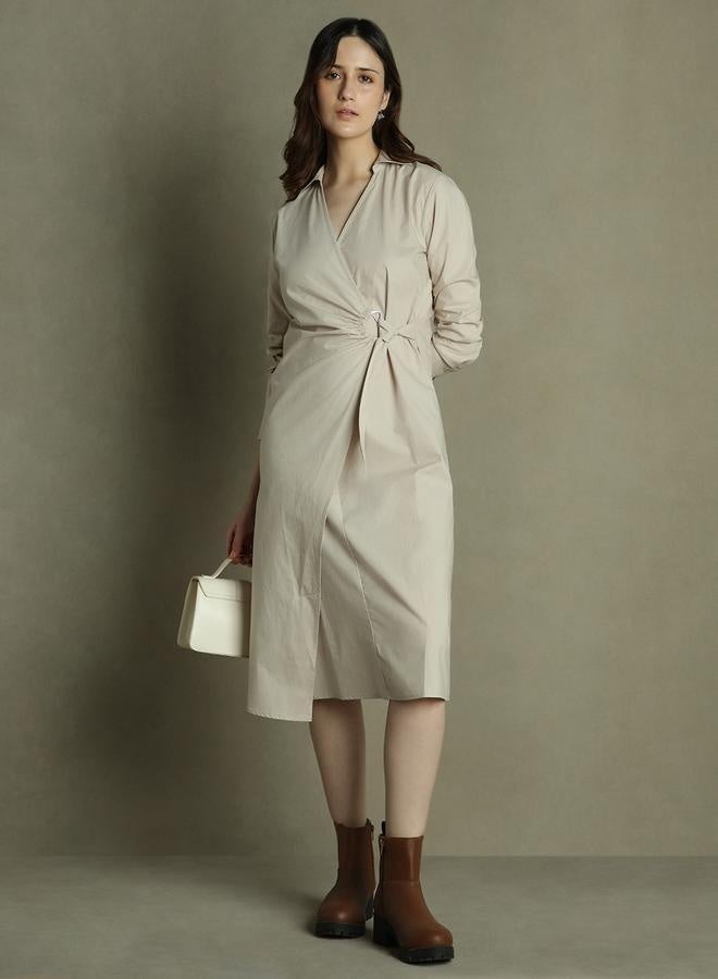 Wrap Front Dress
