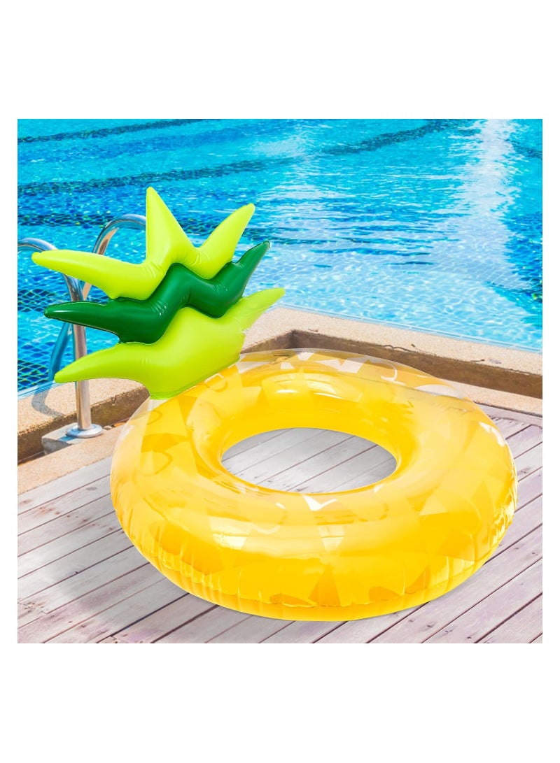 Pineapple Inflatable Float Giant Inflatable Pool Float Tube Pool Swim Ring Inflatable Pool Lounger Water Fun Giant Blow Up Summer Beach Swimming Raft Adults