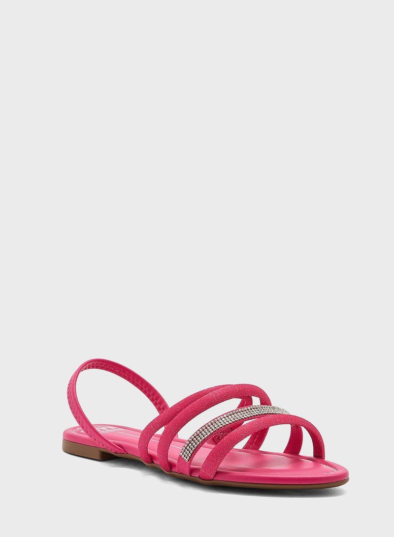 Zariah Multi Strap Flat Sandals