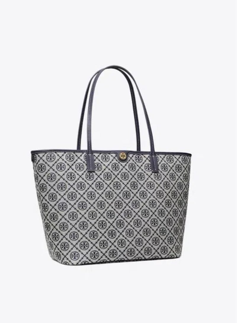 Tory Burch T Monogram Classic Print Tote Bag Shopping Bag Shoulder Bag