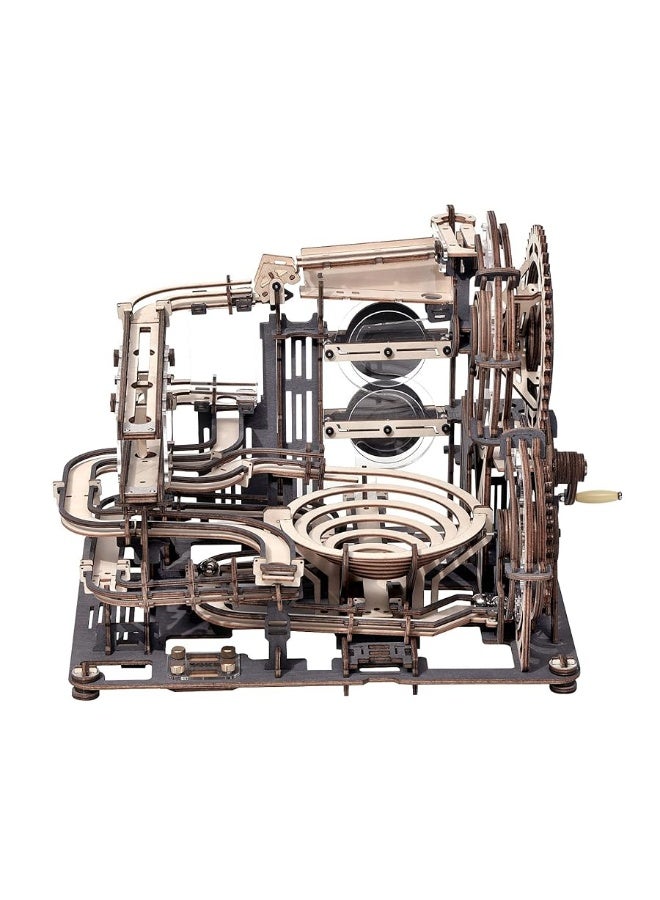 Marble Run to Build, 294-Piece Wooden Marble Maze STEM Toy Building Sets for Teens & Adults Unique Hobbies Kit/Gift