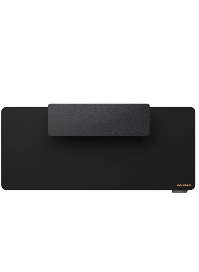 E-STAR 120 Gaming Desk, Full Desk Mouse Pad, Removable Monitor Stand, Shields for Transmission Shaft & Motor, Cable Tray for Easy Management, Headset Hook, Black | 3MSTA1WB.0001