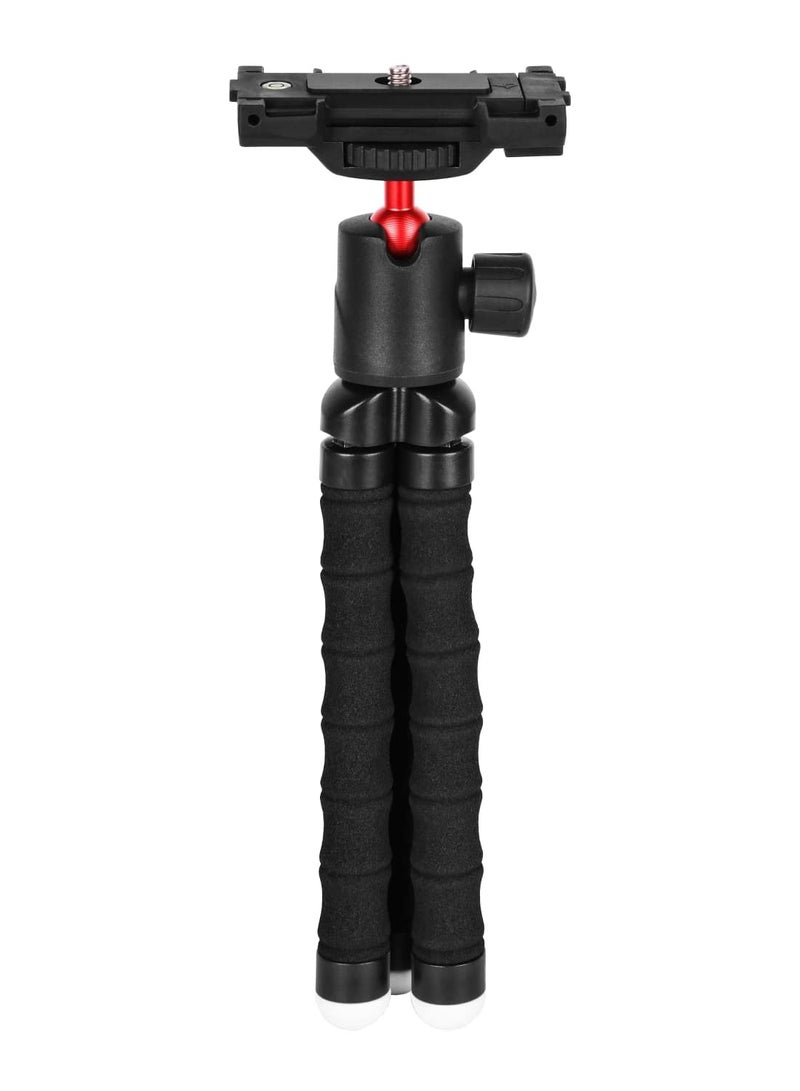 Table Tripod with Phone Holder - Black