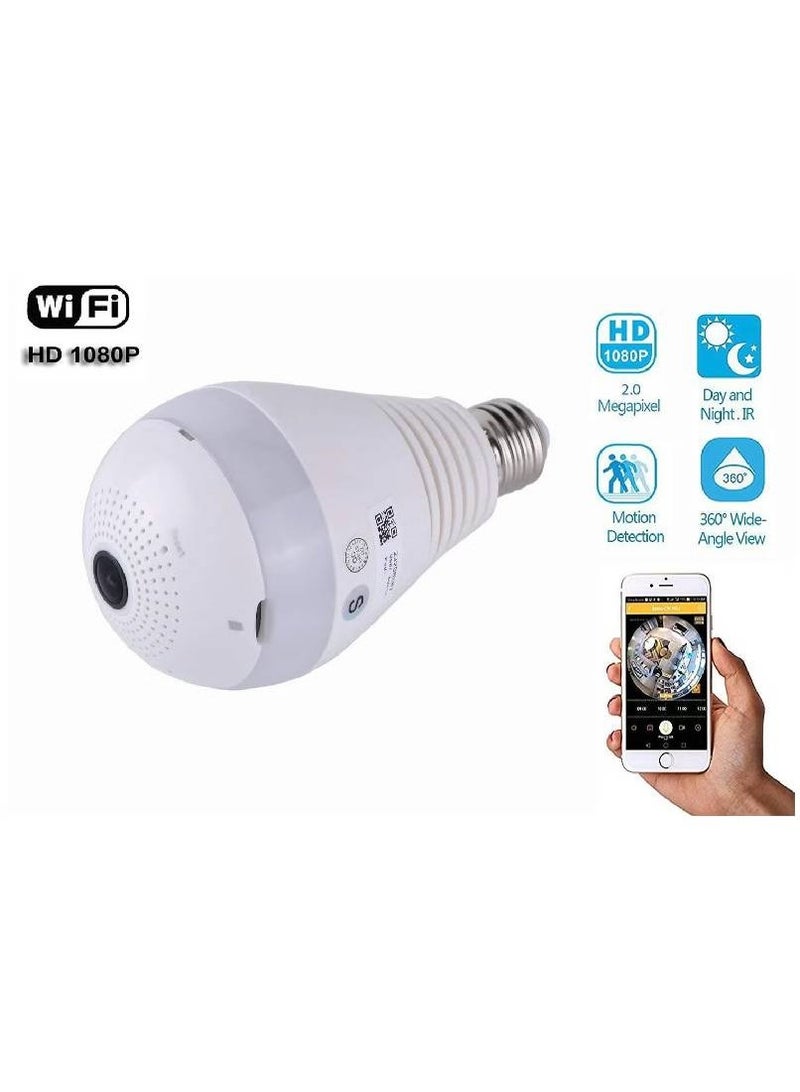 v380 Bulb Light Wireless Panoramic IP Camera