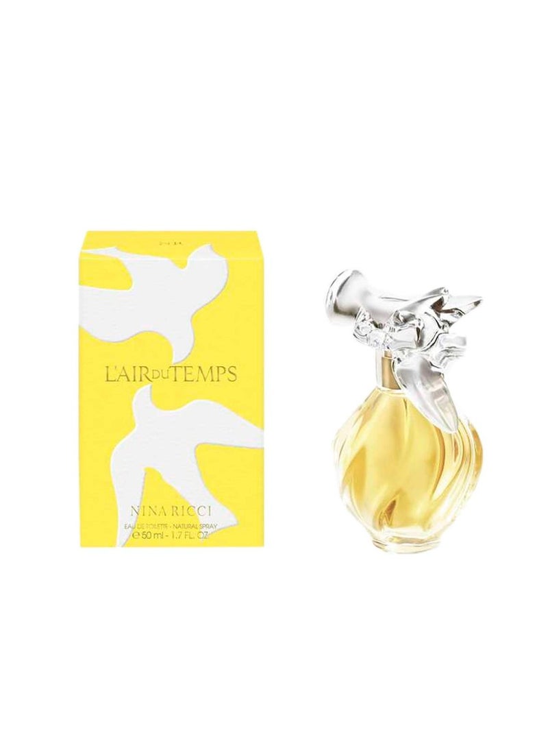 L'Air Du Temps Perfume For Women - Floral Fragrance Mist - Opens With Notes Of Carnation And Aldehydes - Blended With Rose And Neroli - Long Lasting Scent - EDT Spray - 1.7 Oz 50 mlml