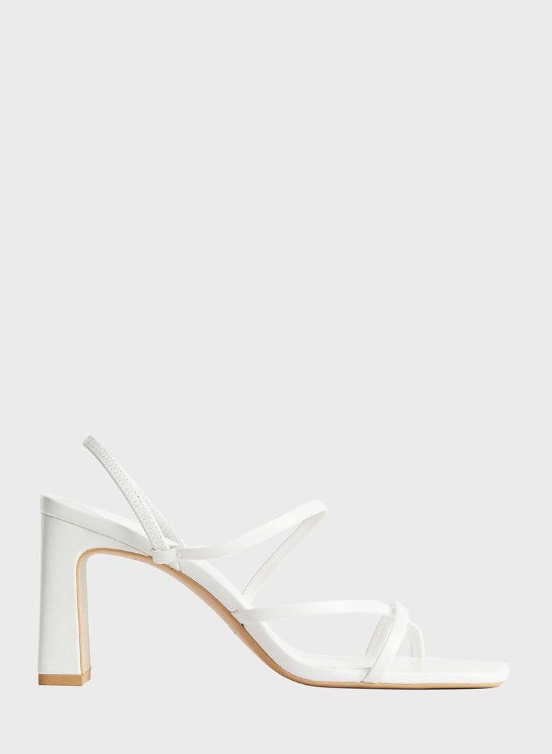 Block-Heeled Sandals