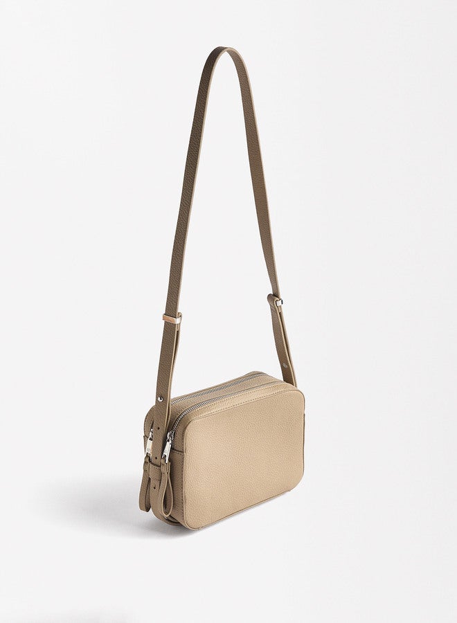 Crossbody Bag With Double Closure