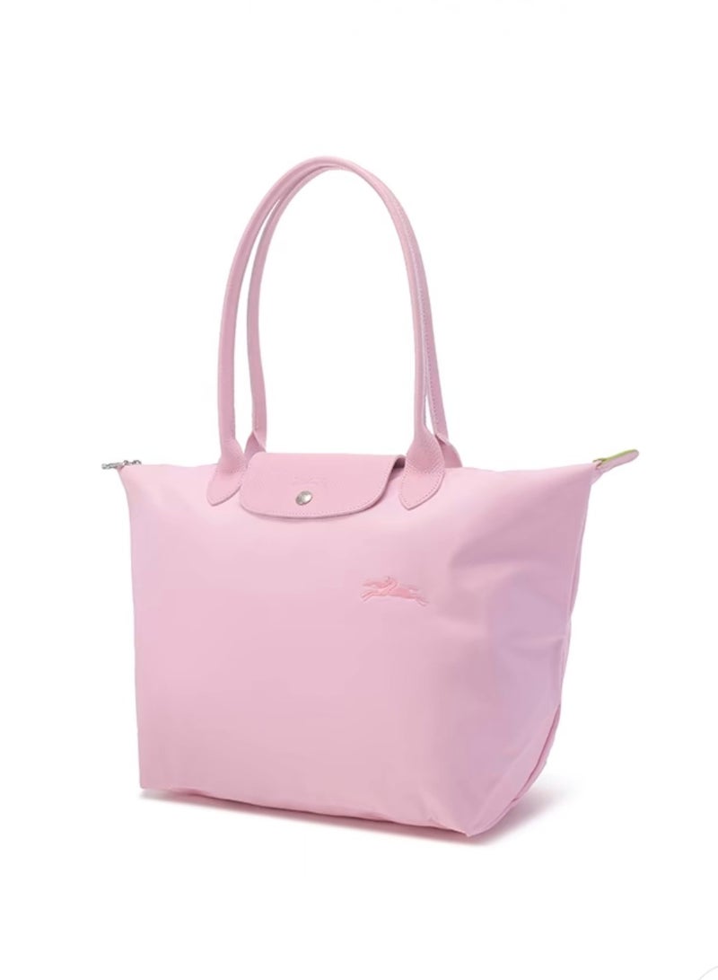 Longchamp women's classic fashion versatile large handbag shopping bag shoulder bag handbag new pink