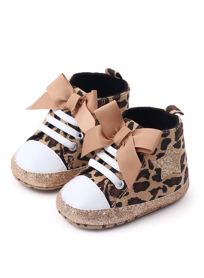 Baby Shoes Newborn Baby Girls With Cute Bow