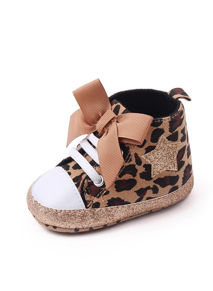 Baby Shoes Newborn Baby Girls With Cute Bow