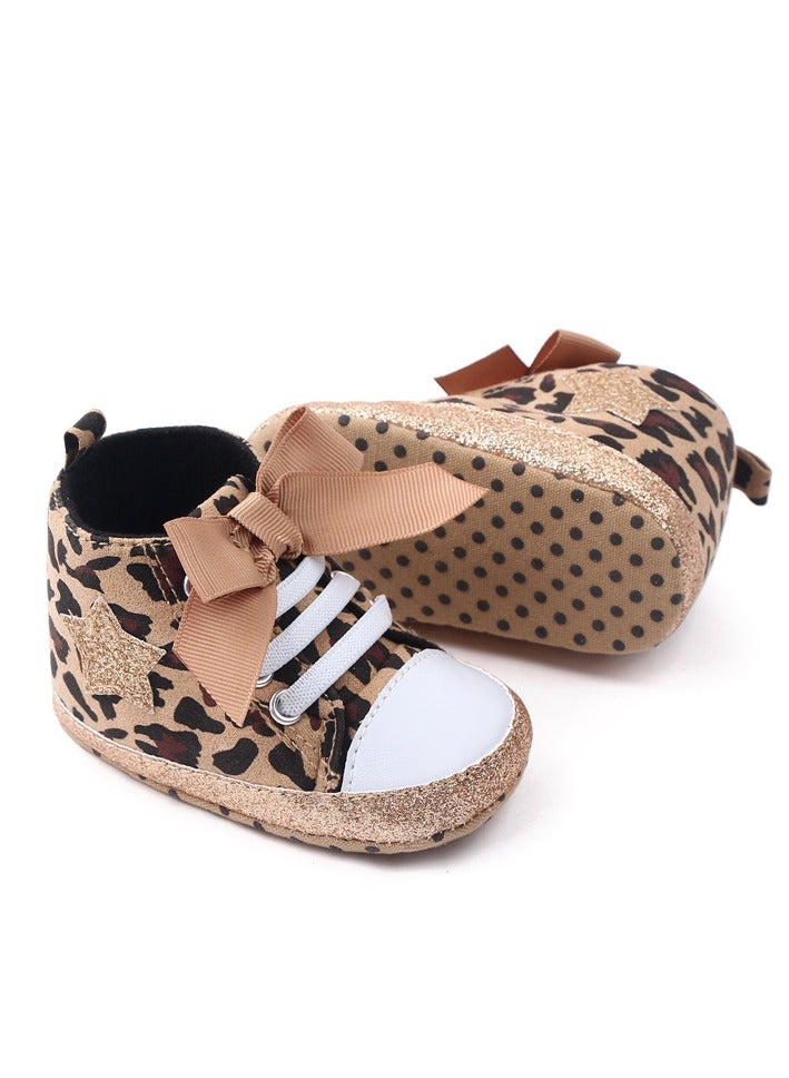 Baby Shoes Newborn Baby Girls With Cute Bow