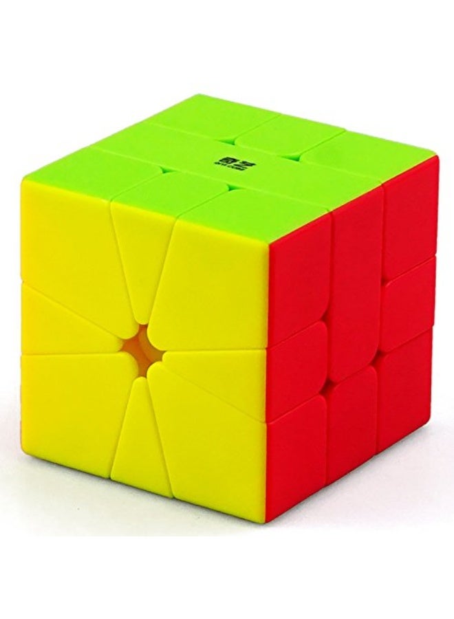 CuberSpeed QY Toys Square-1 Stickerless Magic Cube QiFa S SQ-1 Speed Cube Puzzle