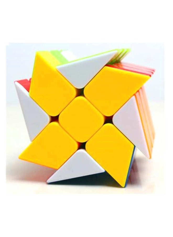 CuberSpeed Windmill 3x3 stickerless Bright Magic Cube Wheel Color Fenghuolun 3x3x3 Speed Cube Puzzle