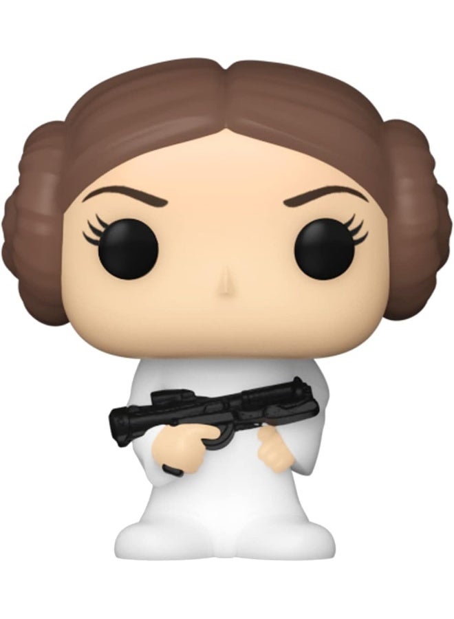 Funko Bitty Pop! Star Wars - Princess Leia, R2-D2, C-3PO and A Surprise Mystery Mini Figure - 0.9 Inch (2.2 Cm) Collectable - Stackable Display Shelf Included - Gift Idea - Party Bags Stocking