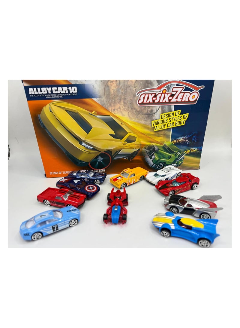 Superhero Toy Car Set – 10 Car Pack Super Hero Theme in 1 pakage Inspired by Avengers Collection, Captain Marvel Alloy Cars, Perfect Play Vehicles for Kids, Birthday Party Gifts & Home Deco