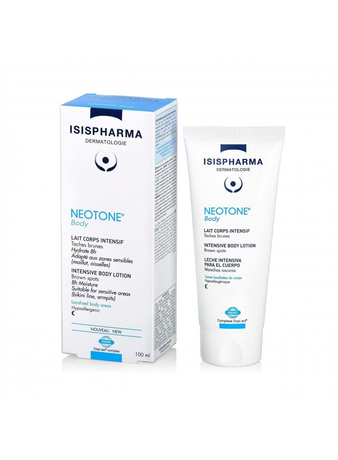 Isis Pharma Intensive Body Milk - Summer Collection, 3.38 Fl Oz - Hydrating Liquid Moisturizer for Normal Skin, Fair Tone