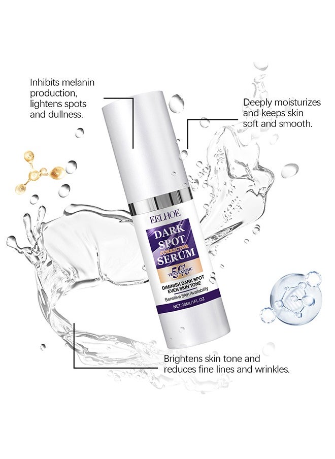 Dark Spot Corrector Serum -  Contains Salicylic Acid Niacinamide Facial Dark Spot Remover to Brightening Skin Tone Moisturizing Repair and Improve Facial Dull Moisturizing Essence, 30ml