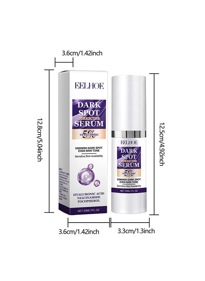 Dark Spot Corrector Serum -  Contains Salicylic Acid Niacinamide Facial Dark Spot Remover to Brightening Skin Tone Moisturizing Repair and Improve Facial Dull Moisturizing Essence, 30ml