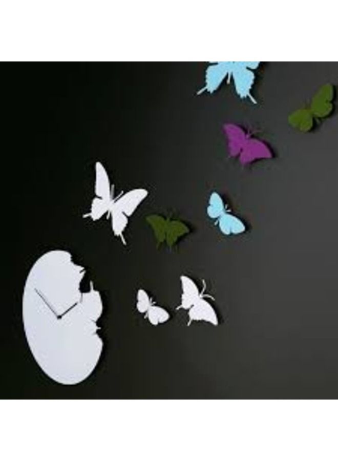 Wall Clock Butterfly Styles