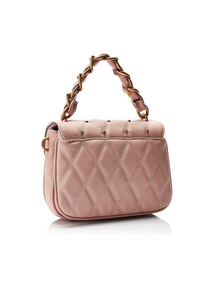 GUESS Womens Triana Flap Shoulder Bag Shoulder Bag,QS855319,22 x 9 x 17 cm; 800 g,Pink