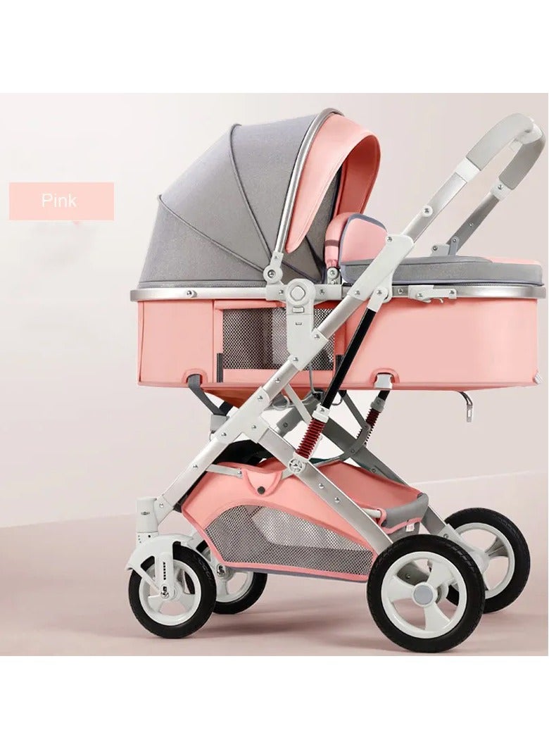 kids stroller baby 4 in 1 Luxury Wholesale High Landscape Travel Lightweight Portable Foldable Pushchair Baby stroller