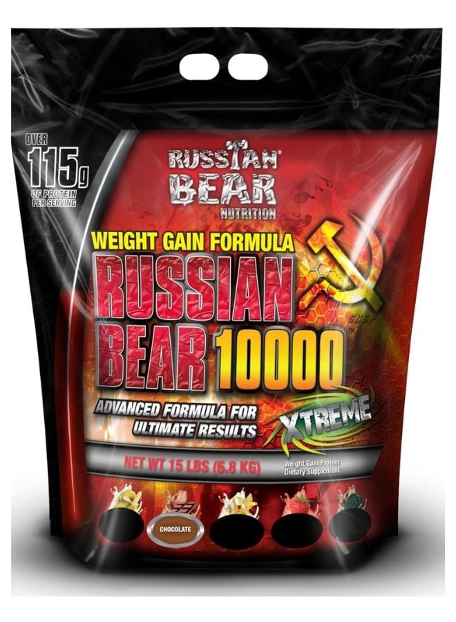 RUSSIAN BEAR 10000 Weight Gainer Bag Chocolate, 15 lb