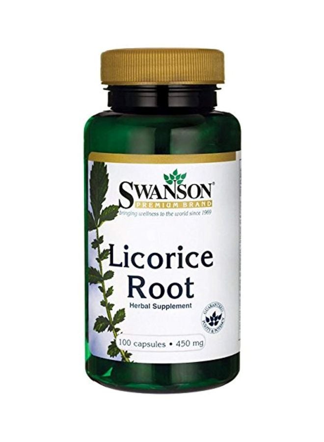 Licorice Root 450 Milligrams - 100 Capsules