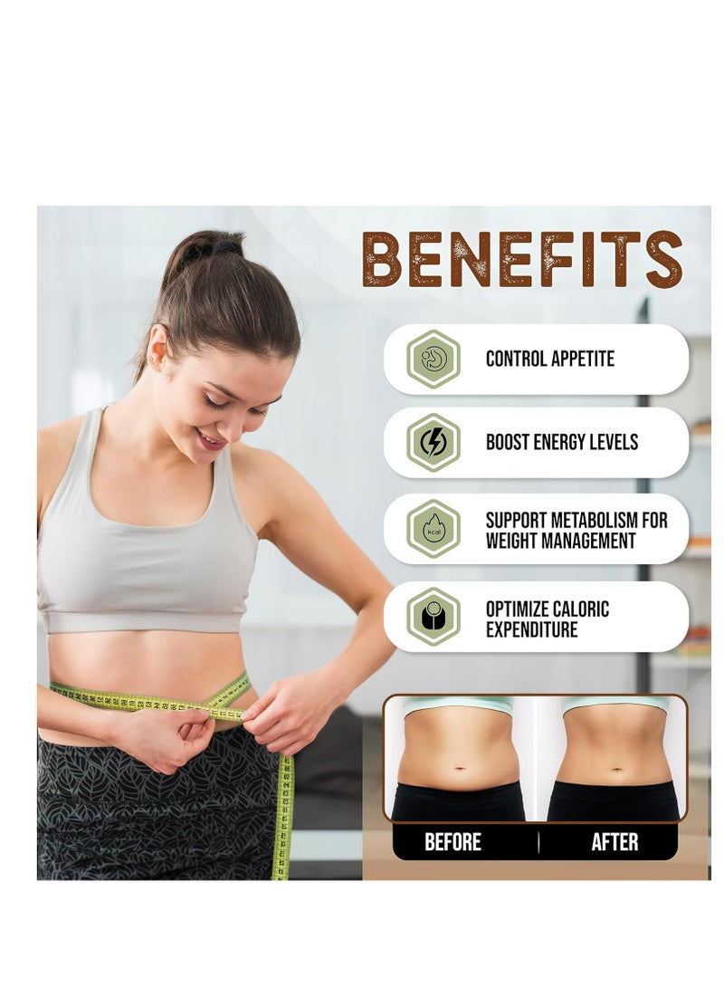 Shrink Classic Burn - Pure Green Coffee Bean Extract and Raspberry Ketones with 45% Chlorogenic Acid - 90 Capsules Organic Raspberry Leaf and Green Tea Extract for Maximum Body Management Support