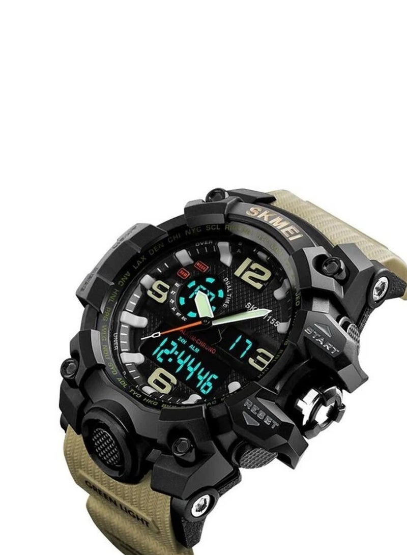 Men's Water Resistant Analog/Digital Watch 1155B