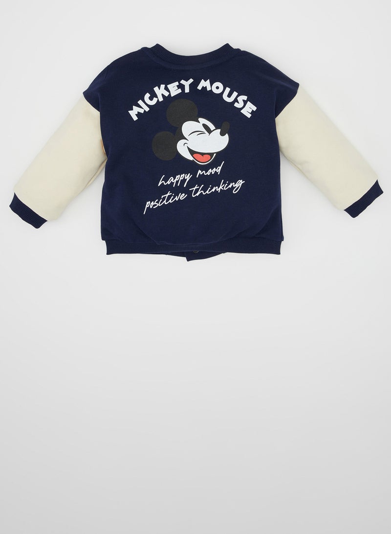 Disney Mickey & Minnie Snap-Up Bomber Jacket Lightweight Seasonal