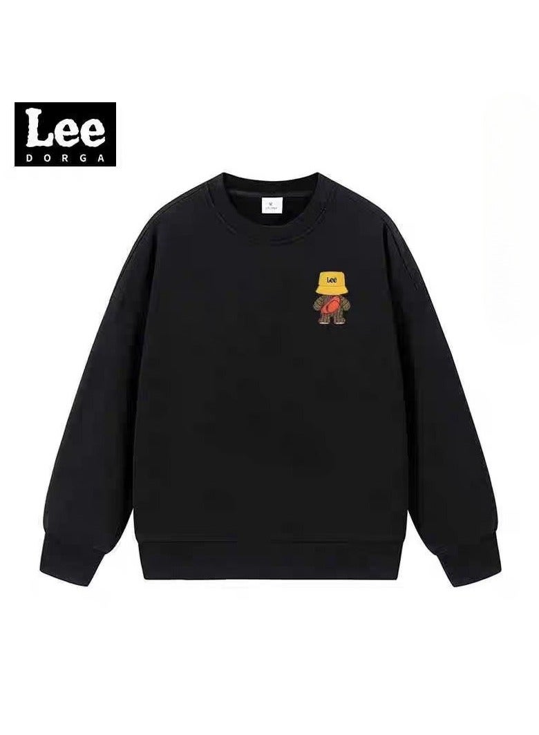 Lee Brand Hoodie Loose Casual Round Neck Long Sleeved Hoodie