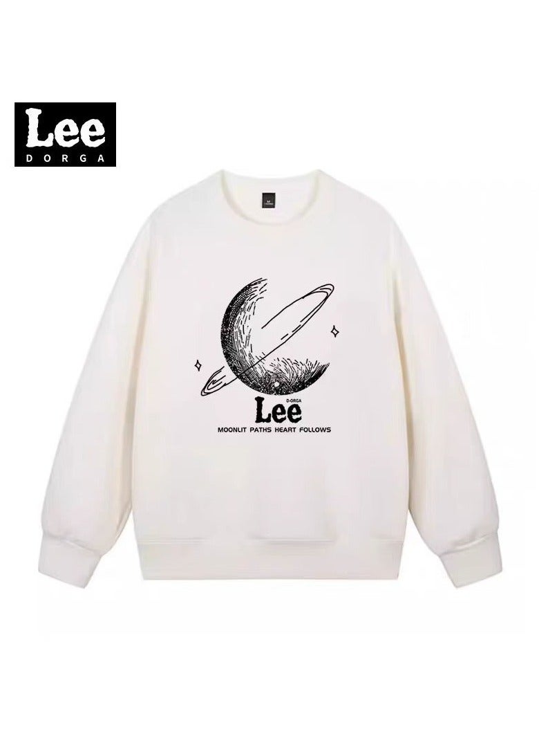 Lee Brand Hoodie Loose Casual Round Neck Long Sleeved Hoodie