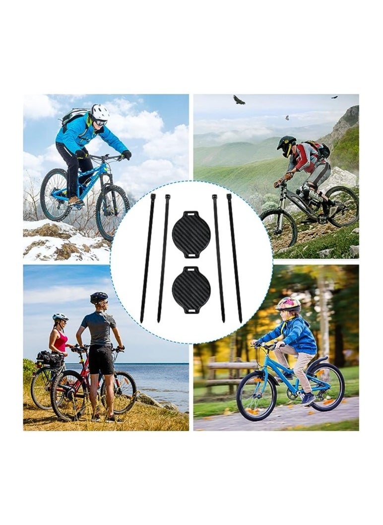 Airtag Bicycle Mount, Airtag Bike Mount Holder, Water Resistant Anti-Shake Bike Mount Holder, Hidden Under Seat Cases Protectors for Airtags Easy Attach Road Mountain Bicycle Fits Any MTB, E-Bike