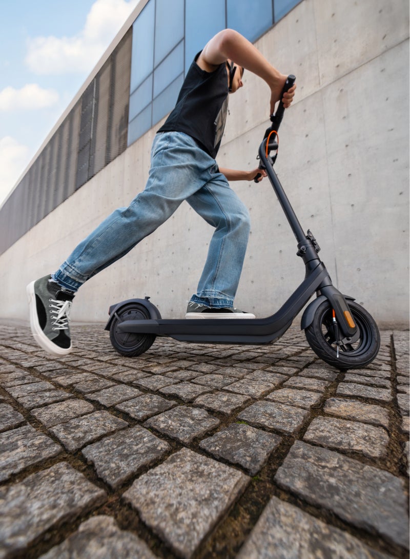 Segway E2 Pro Electric Scooter, Three Speed Modes 25 km/h Fast Scooter, 35 km Long Range & 750W Powerful Motor, Smart App & Traction Control System, 90 kg Rider Limit Electric Scooter For Adult