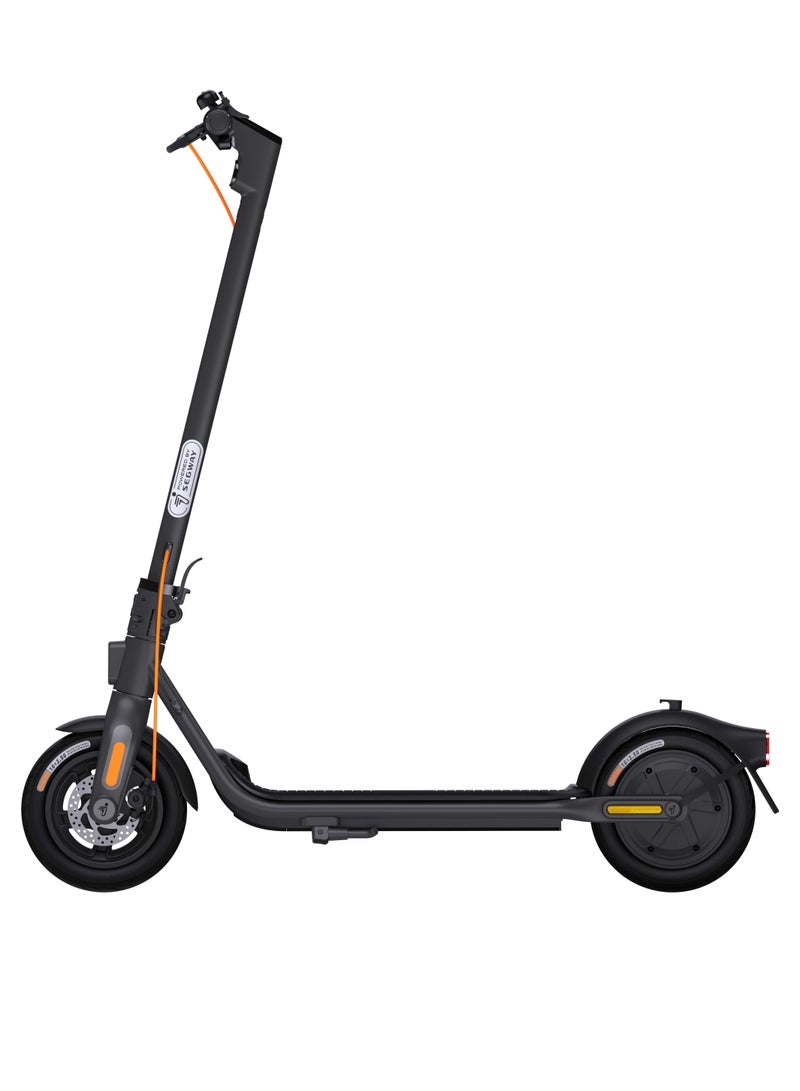 Ninebot Segway F2 Plus Electric Scooter| Traction Control, Apple Find My, Double Break, Front/Break/Indicator Lights, 10