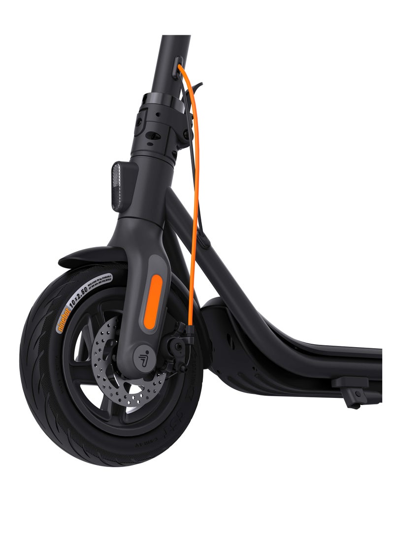 Segway F2 Plus Electric Scooter, Three Speed Modes 25 km/h Fast Scooter, 55 km Long Range & 800W Powerful Motor, Smart App & Traction Control System, 120 kg Rider Limit Electric Scooter For Adult