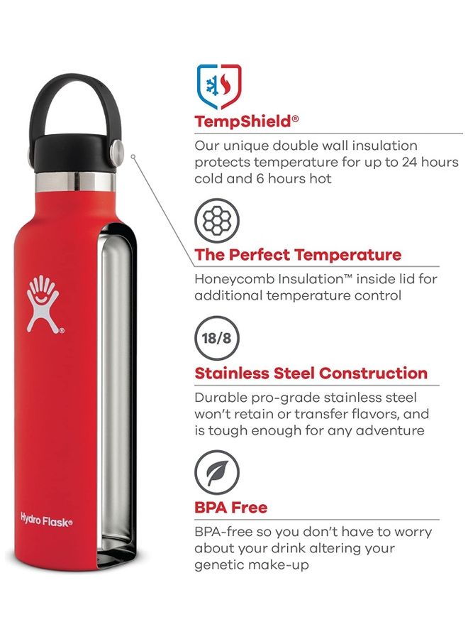 Stainless Steel Water Bottle 621ml