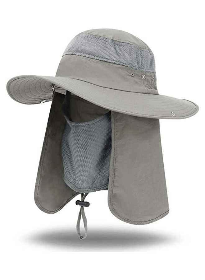 Fisherman Neck Face Sun Protection Flap Cap