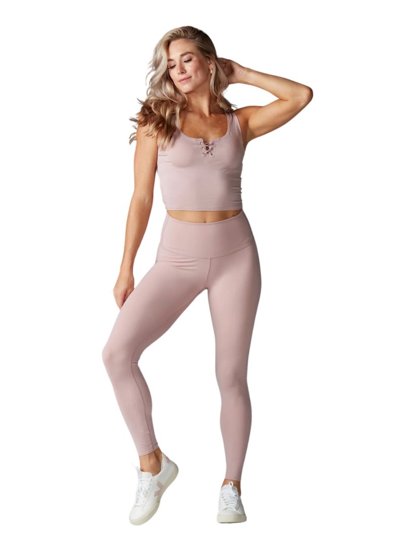 CROP LACED UP TANK PRIMROSE LARGE