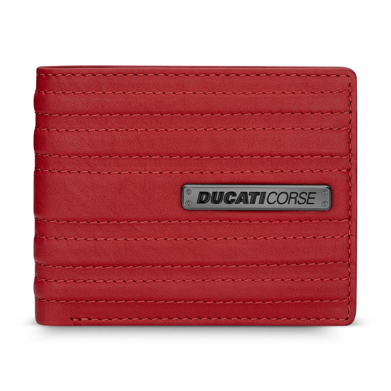 Linea Red Genuine Leather Wallet For Men - DTLGW2200102