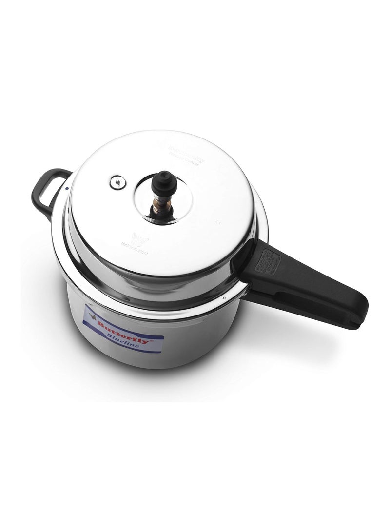 Butterfly BL-10L Blue Line Stainless Steel Pressure Cooker, 10-Liter