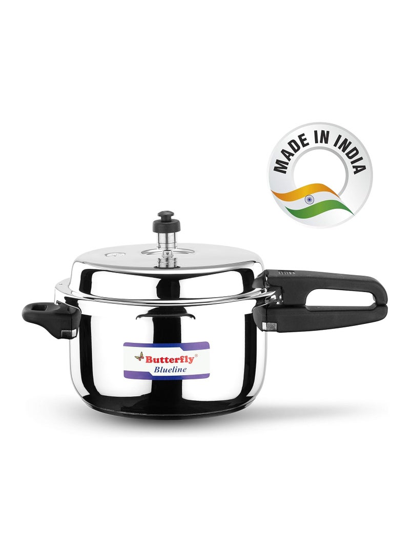 Butterfly Blue Line Stainless Steel Pressure Cooker, 5-Liter