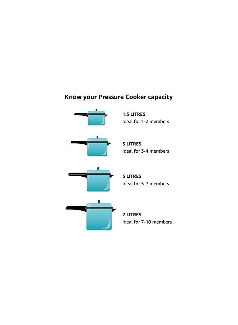 Butterfly Blue Line Stainless Steel Pressure Cooker, 5-Liter