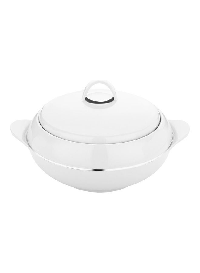 Omega Gold Insulated Casserole 1600ML White 1600ml